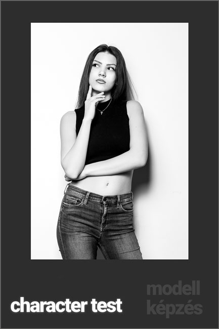 charactertest casting ready portfólió építés a modell képzés harmadik napján