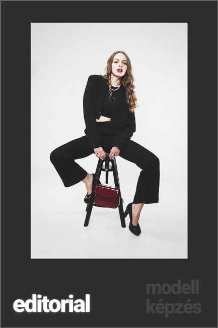 high fashion stílusban retusált editorial kép erős kontrasztokkal, beauty dash fényformálóval