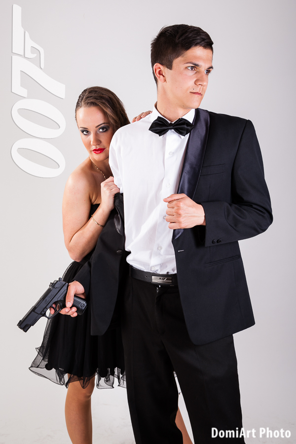 Jegyes fotózás ötlet: James Bond tematika